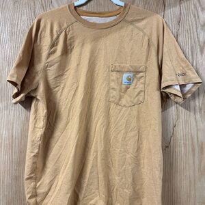Men’s Yellow Carhartt T-Shirt - Relaxed Fit